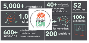 JSM conference stats graphic