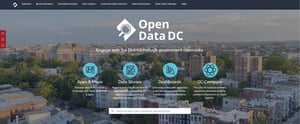 Open Data DC webpage